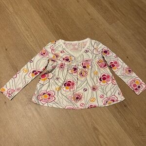 Old Navy Pink and Orange Long Sleeve Tee